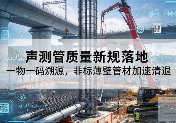 金川声测管质量新规落地，一物一码溯源，非标薄壁管材加速清退